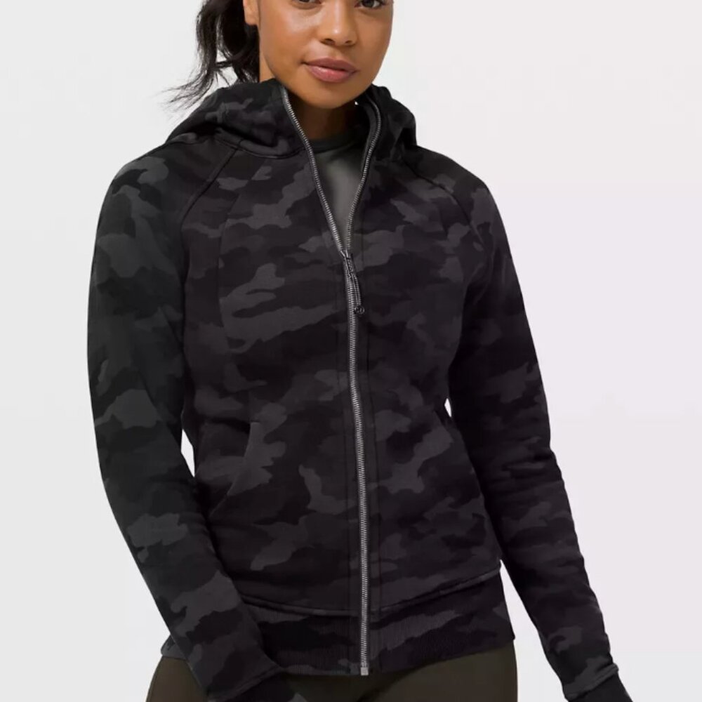 (2/$90) Lululemon Camo Scuba Hoodie